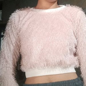 Stylish Peach Crop Top