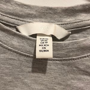 ‘H&M’ Grey “State Maine Football” Jersey Tee