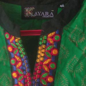 Cotton Green Kurti