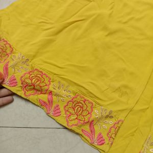 Front Cut Kurta With Pant