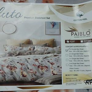 Pluto Premium Bedsheet