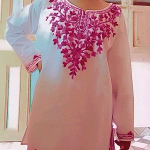 White Kurti