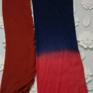 Double Colour Dupatta