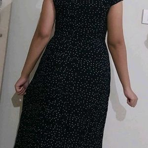 Polka Dot Wrap Dress