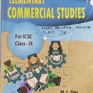Icse Class 9 Commerce Book.