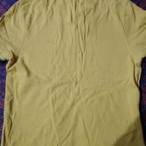 Yellow Colour T-shirt Jack And Jones