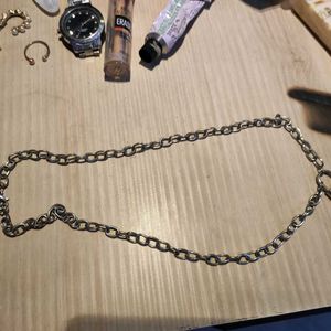 Unisex Lock Chain Necklace