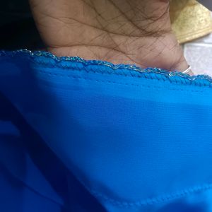 Blue Silk Saree