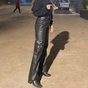 Black Leather Pants