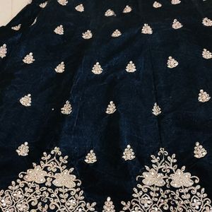 Velvet Lehenga