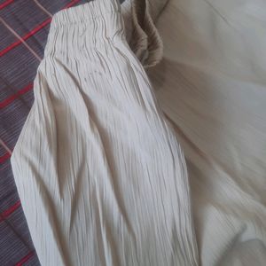 Like New Women's Beige Plazzo Trouser