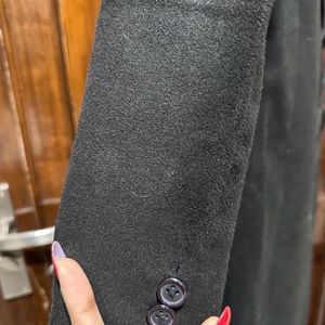 Koovs Black Coat