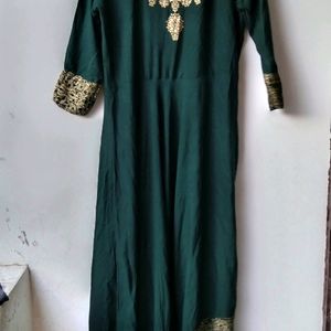 Green Anarkali Suit + Dupatta