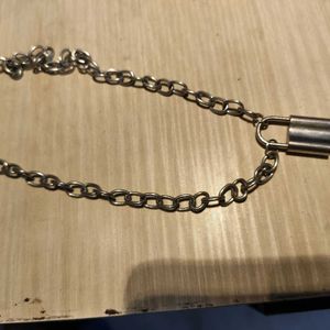 Unisex Lock Chain Necklace