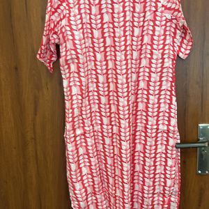 Red Stylish Kurta For Women