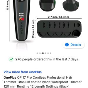 Oneplus OP 17 Pro Cordless Hair Trimmer Seal PACKd