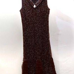 Sexy Beautiful Brown 🤎 Party Wear Dress