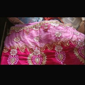 Heavy Bridal Sareee With Blouse