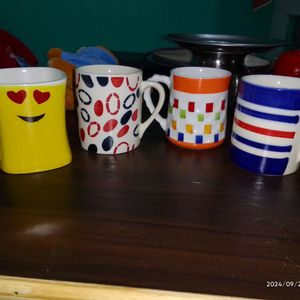 4 coffee  Mug Set