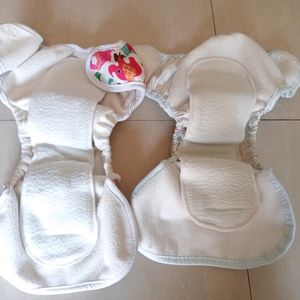 Baby reusable Cloth Diaper With Inserts