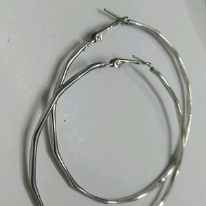 Abstract Silver Hoops (Accessorize)