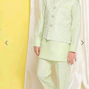 Boy Kurta Payjama With Nehru Jacket