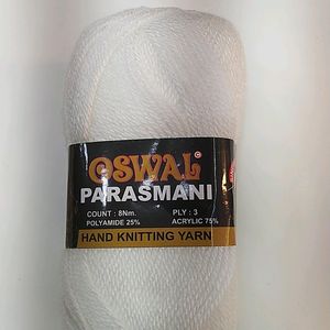 Oswal White Yarn