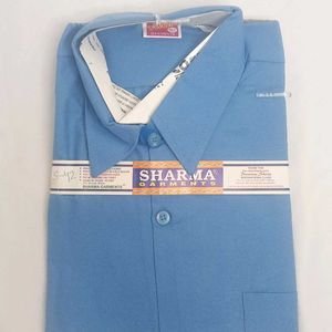 Blue Colour School And Medical Shirt (Men's)