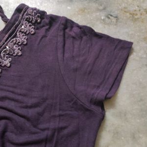 Purple Vintage Top