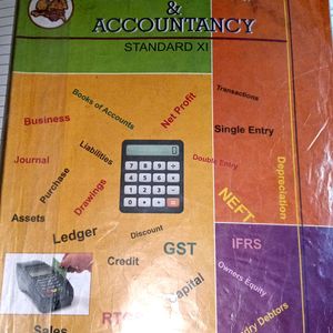 Book Keeping And Accountancy Textbook Std 11th Ssc