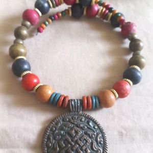 Esthetic Beaded Multicolor Necklace