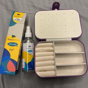 Combo Aqualens Cleaner And Jewellery Box