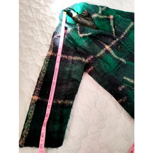 Sale❗Green Checked Coat