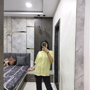 Yellow Embroidery Shirt