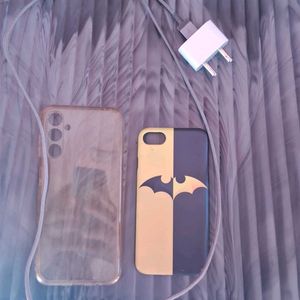 I Phone 7 Back Case, Lightning ChargingCable