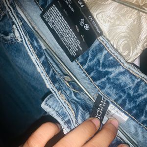 Wide Leg H&M Jeans With Tags On