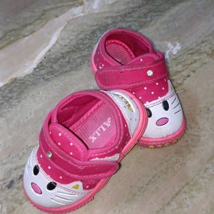 Baby Girl Shoes With Sounds Pink