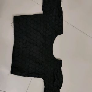 Chikankari Black Blause