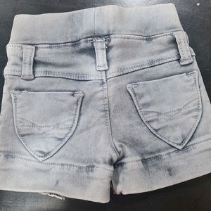 Grey Girl Shorts - 1-2yr