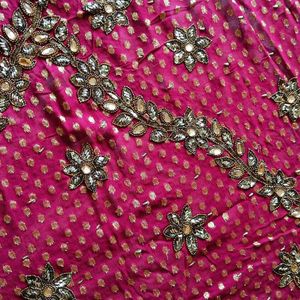 Rose Pink Saree