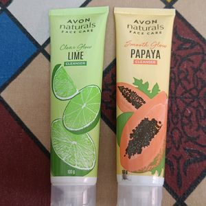 Avon Combo Cleanser Lime & Papaya