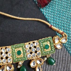 Kundan Stone Necklace  Set