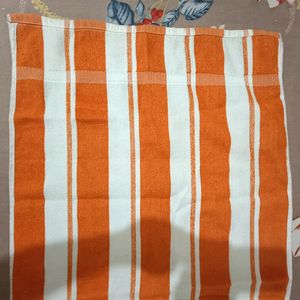 Towel Orange And White