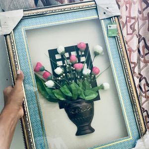 Flower Glass Wall Frame