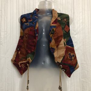 Sweet Grass Multi Colour Waistcoat