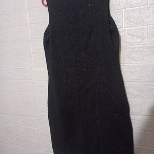 Black Simmering Party Wear Dress