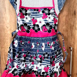 Girls Cotton Frock For Aged 4 To 6 Years