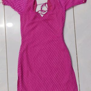 Pink Kurti ( Only Cash)