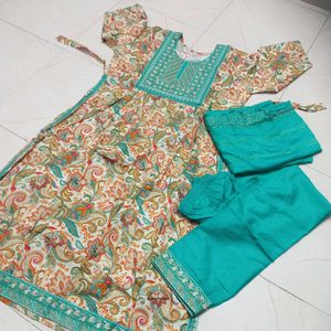 Naira Cut Dress With Dupatta