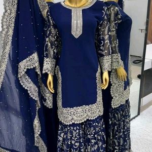 Beautiful Sharara Pakistani set  All Size